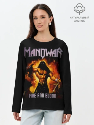 Лонгслив женский. Хлопок / Manowar
