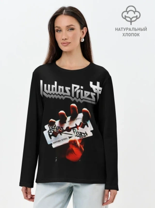Лонгслив женский. Хлопок / Judas Priest