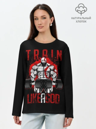 Лонгслив женский. Хлопок / TRAIN