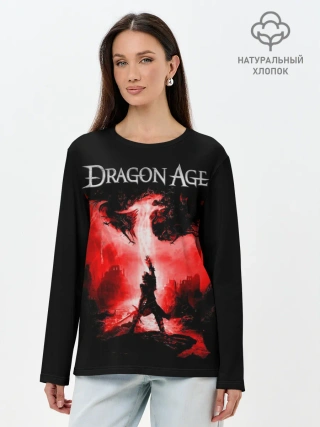 Лонгслив женский. Хлопок / Dragon Age
