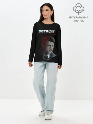 Лонгслив женский. Хлопок / Detroit: Become Human.