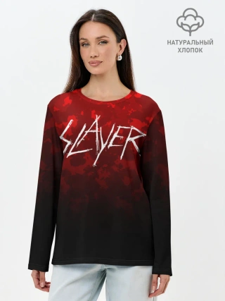 Лонгслив женский. Хлопок / SLAYER