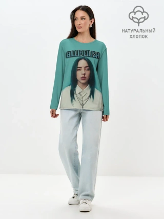 Лонгслив женский. Хлопок / BILLIE EILISH