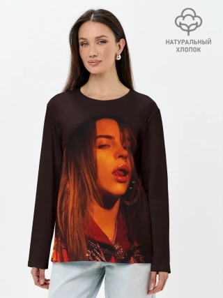 Лонгслив женский. Хлопок / BILLIE EILISH
