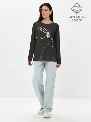 Лонгслив женский. Хлопок / Yato