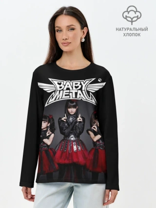 Лонгслив женский. Хлопок / BABYMETAL