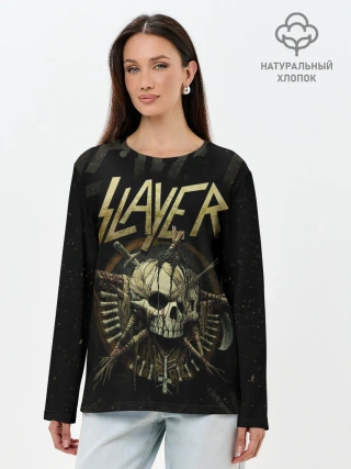 Лонгслив женский. Хлопок / Slayer