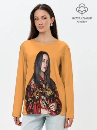 Лонгслив женский. Хлопок / Billie eilish