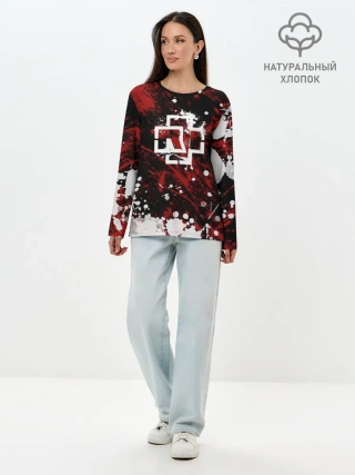 Лонгслив женский. Хлопок / Rammstein
