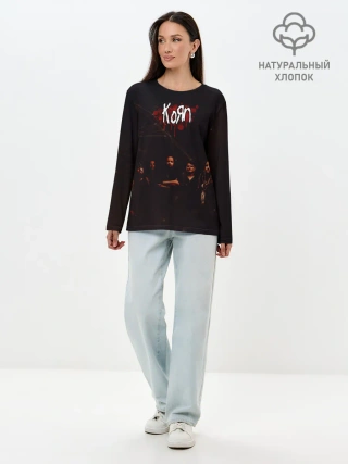 Лонгслив женский. Хлопок / Korn