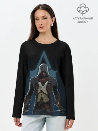 Лонгслив женский. Хлопок / ASSASSINS CREED.