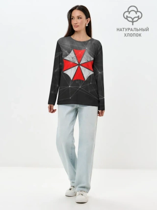 Лонгслив женский. Хлопок / UMBRELLA CORP