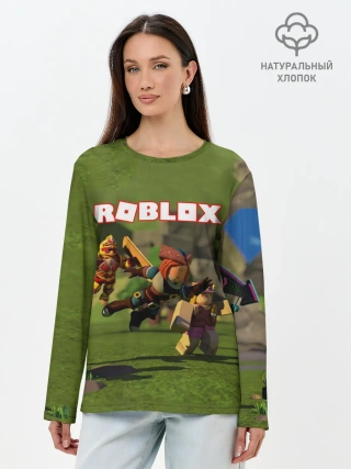 Лонгслив женский. Хлопок / ROBLOX