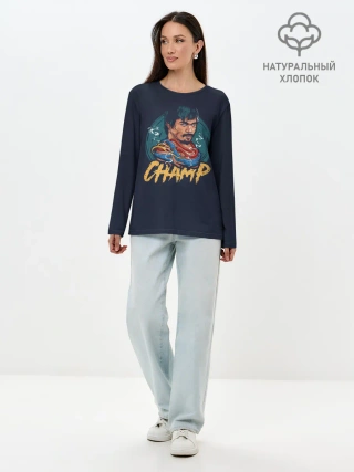 Лонгслив женский. Хлопок / Champ