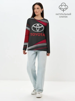 Лонгслив женский. Хлопок / TOYOTA | ТОЁТА