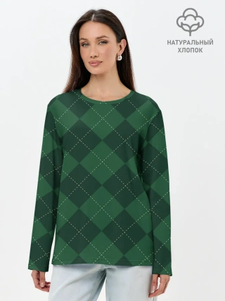 Лонгслив женский. Хлопок / ДЕНЬ СВЯТОГО ПАТРИКА | ST. PATRICKS DAY