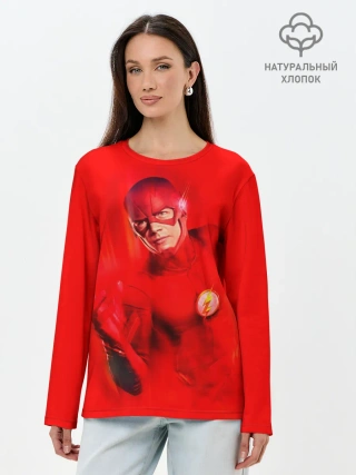 Лонгслив женский. Хлопок / The Flash