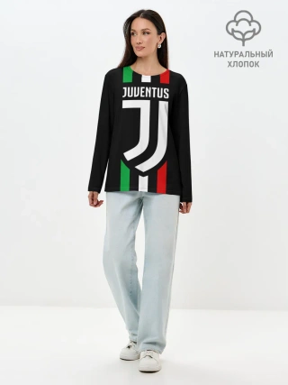 Лонгслив женский. Хлопок / JUVENTUS
