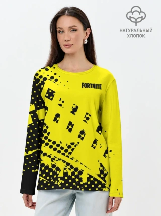 Лонгслив женский. Хлопок / Fortnite
