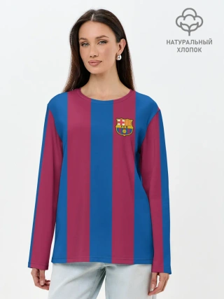 Лонгслив женский. Хлопок / FC Barcelona 20/21