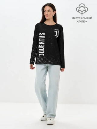 Лонгслив женский. Хлопок / JUVENTUS / ЮВЕНТУС