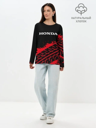 Лонгслив женский. Хлопок / HONDA / ХОНДА