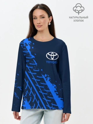 Лонгслив женский. Хлопок / TOYOTA / ТОЙОТА