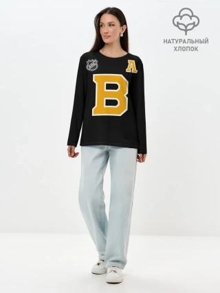 Лонгслив женский. Хлопок / Boston Bruins Patrice Bergeron