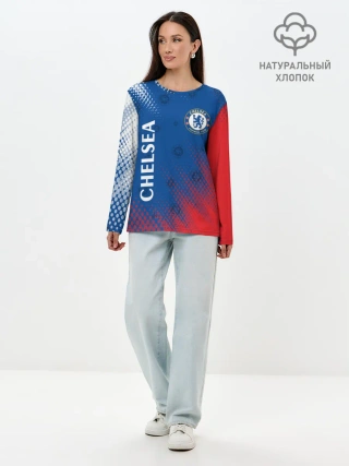 Лонгслив женский. Хлопок / CHELSEA F.C. / ЧЕЛСИ