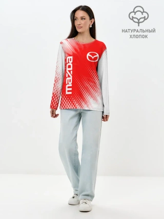 Лонгслив женский. Хлопок / MAZDA / Мазда
