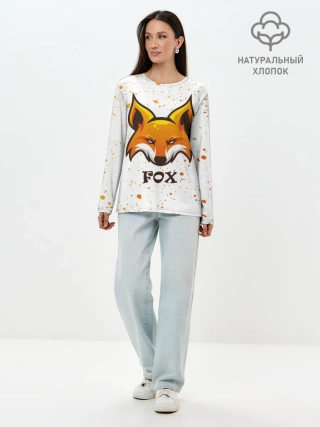 Лонгслив женский. Хлопок / FOX