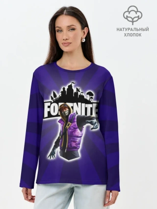 Лонгслив женский. Хлопок / FORTNITE