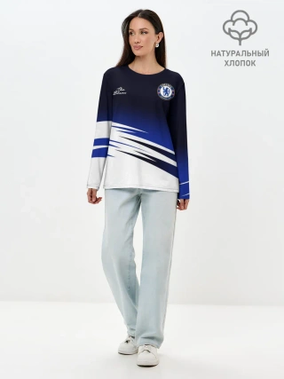 Лонгслив женский. Хлопок / CHELSEA разминочная 19/20