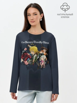 Лонгслив женский. Хлопок / The Seven Deadly Sins