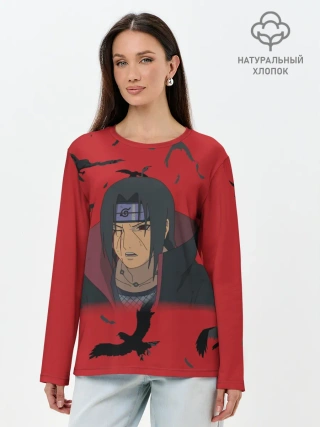 Лонгслив женский. Хлопок / Uchiha | Hitachi