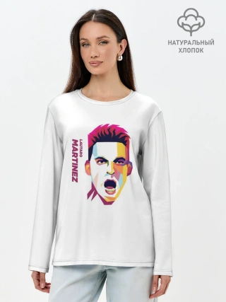 Лонгслив женский. Хлопок / Martinez Pop Art
