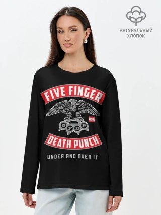 Лонгслив женский. Хлопок / Five Finger Death Punch