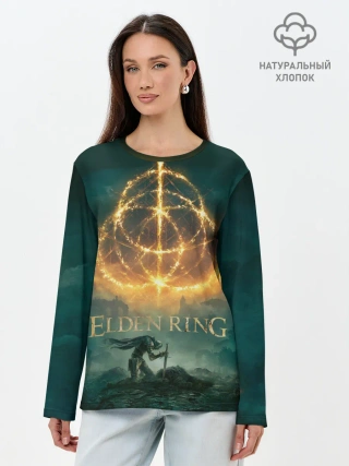 Лонгслив женский. Хлопок / Elden Ring key art