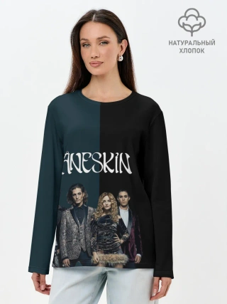 Лонгслив женский. Хлопок / Maneskin. New heroes