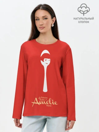 Лонгслив женский. Хлопок / Amelie Poulain