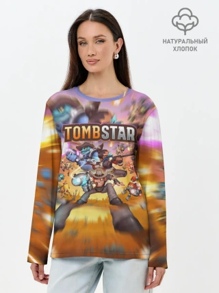 Лонгслив женский. Хлопок / TombStar | ТомбСтар