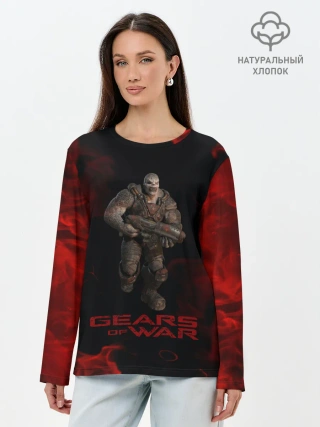 Лонгслив женский. Хлопок / NPC | GEARS OF WAR