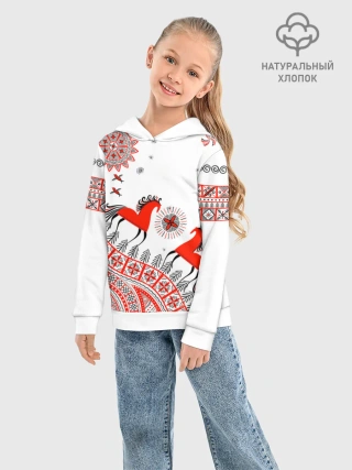 Детское худи хлопок / MezenHorse kids