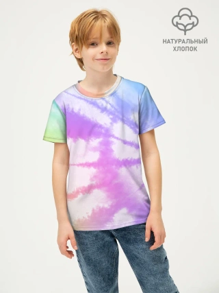 Детская футболка хлопок / TieDye Rainbow