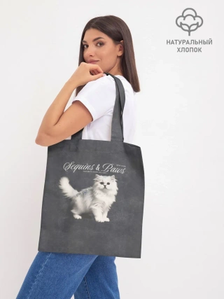 Шоппер базовый джинсовый / Котёнок new look