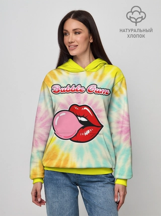 Худи женское базовое из хлопка / Pop Art