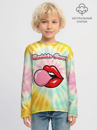Лонгслив детский из хлопка / Pop Art