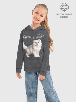 Худи детское из хлопка / Котик