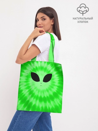 Шоппер базовый джинсовый / tie-dye