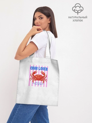 Шоппер базовый джинсовый / Crab lover